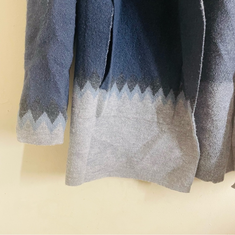 Toad & Co 100% Merino Wool Merritt Hooded Cardigan Blue Gray S - Picture 9 of 12